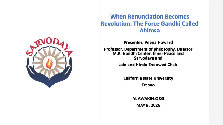 When Renunciation Becomes Revolution &mdash; Veena Howard slides